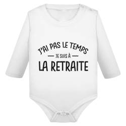 J'ai pas le temps je suis a la retraite