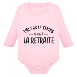 J'ai pas le temps je suis a la retraite