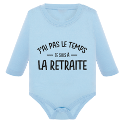 J'ai pas le temps je suis a la retraite
