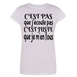 J'écoute je m'en fous