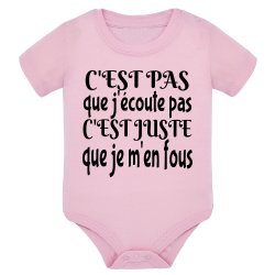 J'écoute je m'en fous