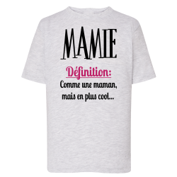 Définition de Mamie : 