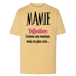 Définition de Mamie : 