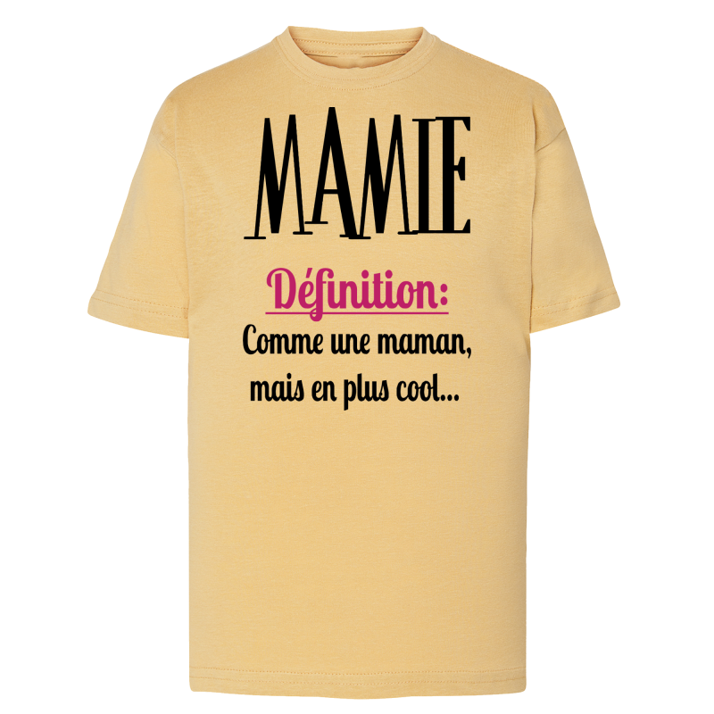 Définition de Mamie : 