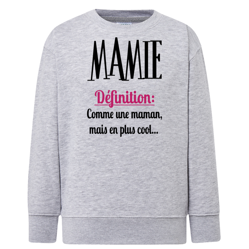 Définition de Mamie : 