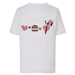 Cœur brisé nutella