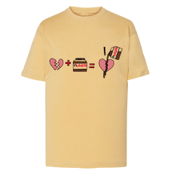 Cœur brisé nutella