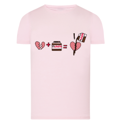 Cœur brisé nutella