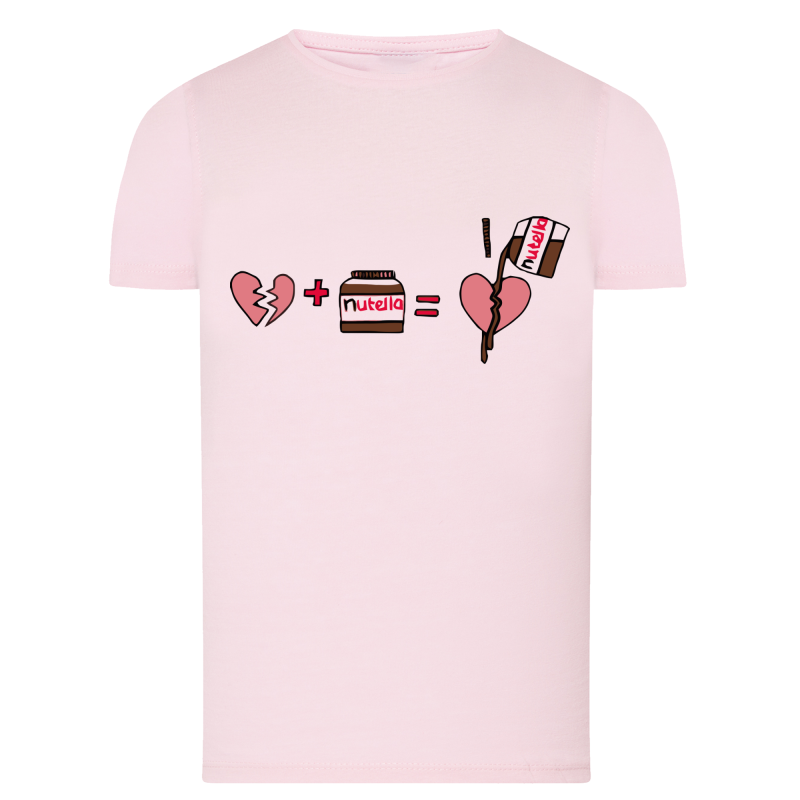 Cœur brisé nutella