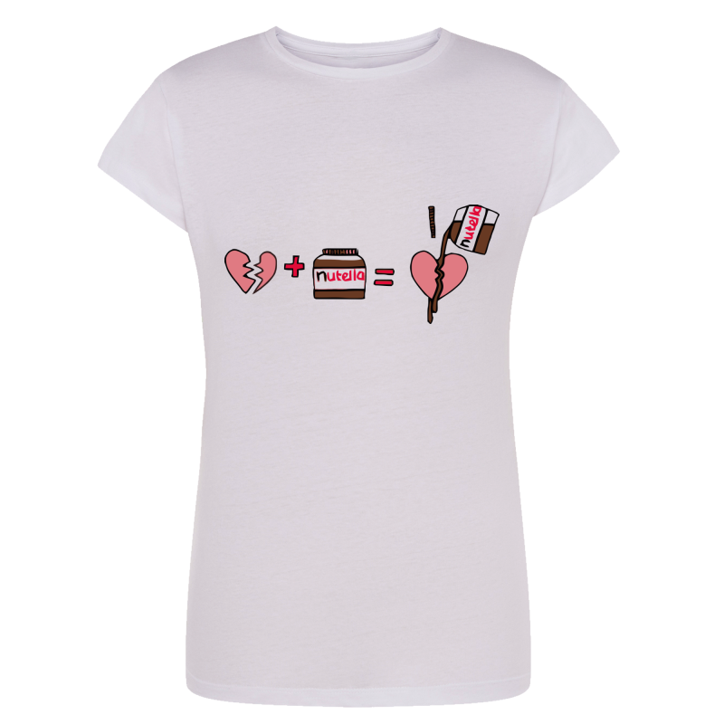 Cœur brisé nutella