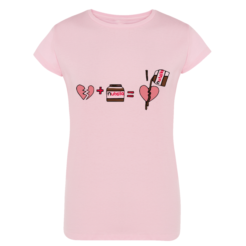 Cœur brisé nutella