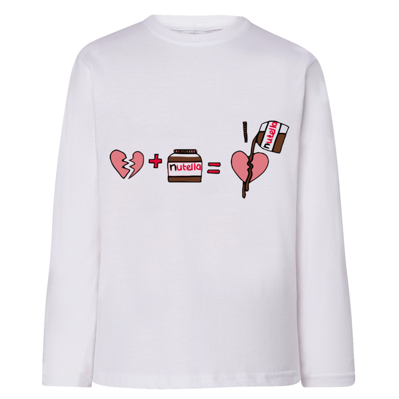 Cœur brisé nutella