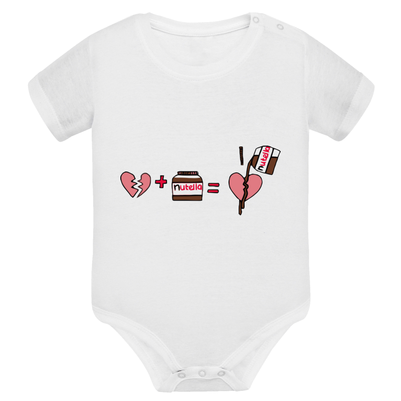 Cœur brisé nutella