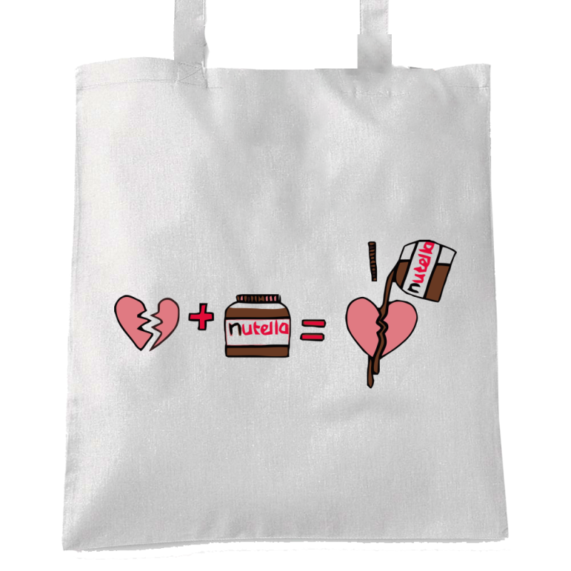 Cœur brisé nutella