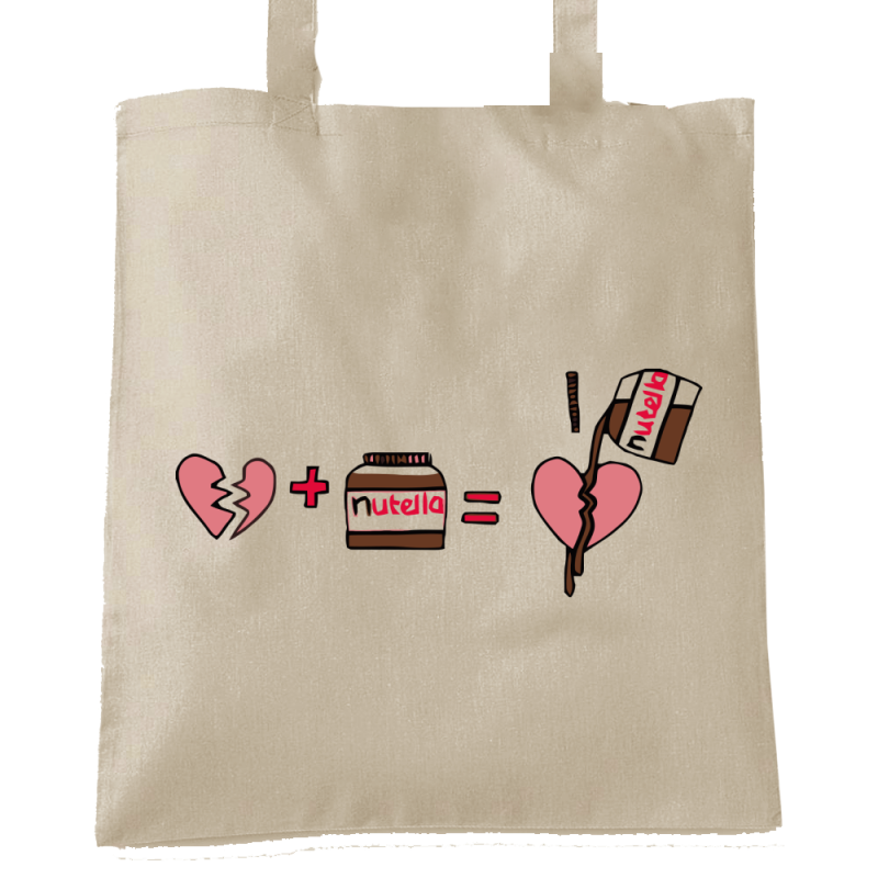 Cœur brisé nutella