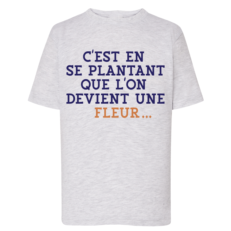 C'est en se plantant