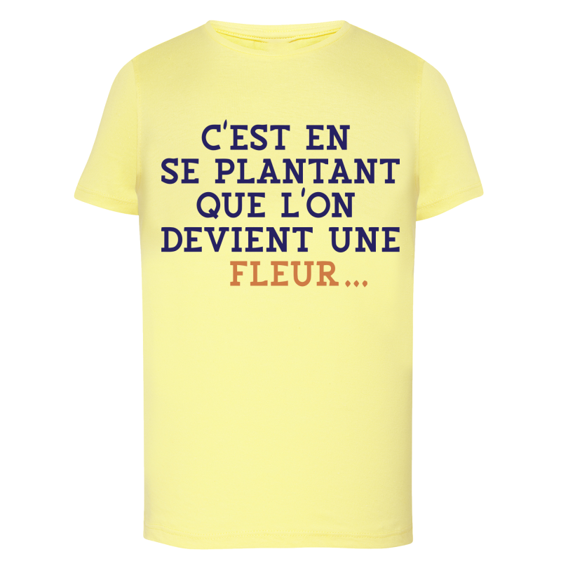 C'est en se plantant