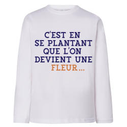 C'est en se plantant