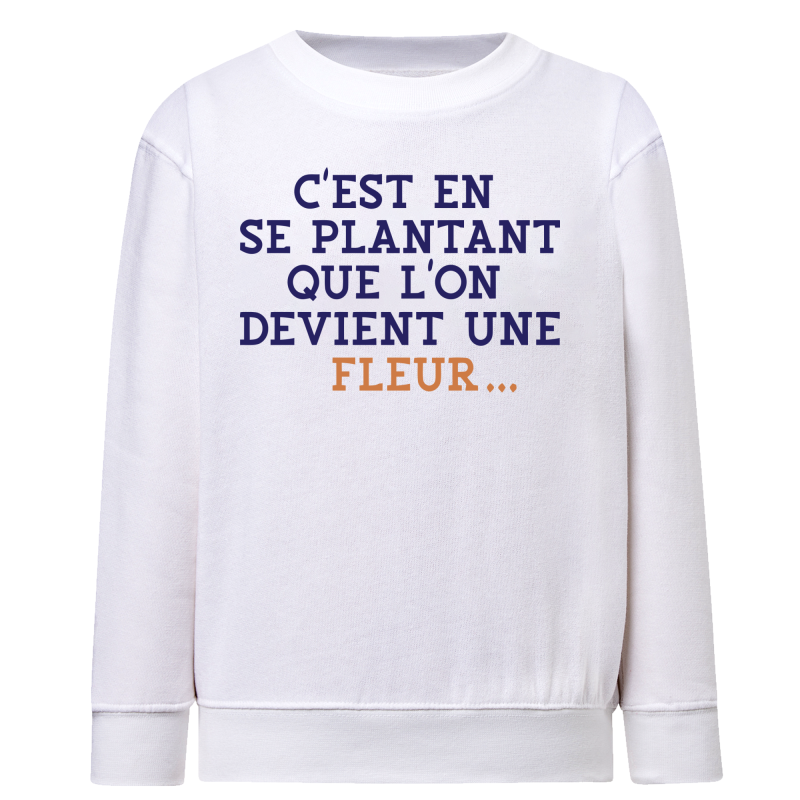 C'est en se plantant