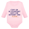 C'est en se plantant