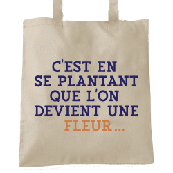 C'est en se plantant