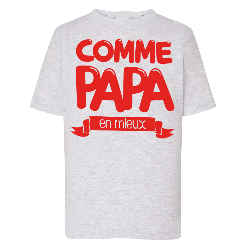 Comme Papa en mieux Rouge