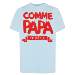 Comme Papa en mieux Rouge