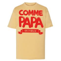 Comme Papa en mieux Rouge