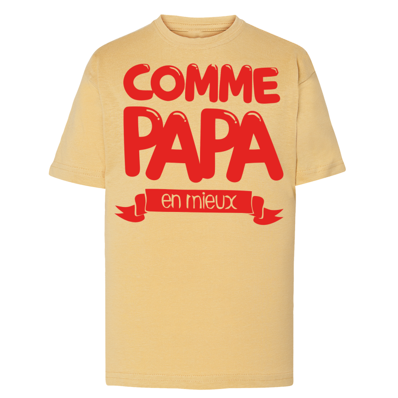 Comme Papa en mieux Rouge
