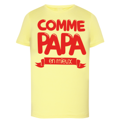 Comme Papa en mieux Rouge