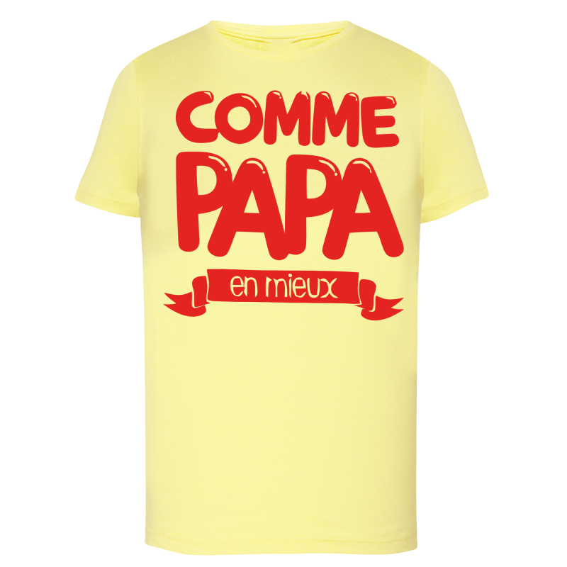 Comme Papa en mieux Rouge