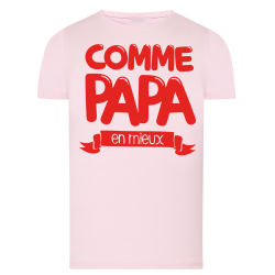 Comme Papa en mieux Rouge
