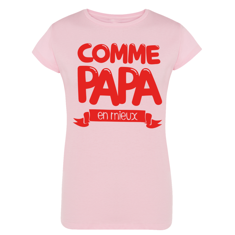 Comme Papa en mieux Rouge