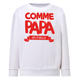 Comme Papa en mieux Rouge