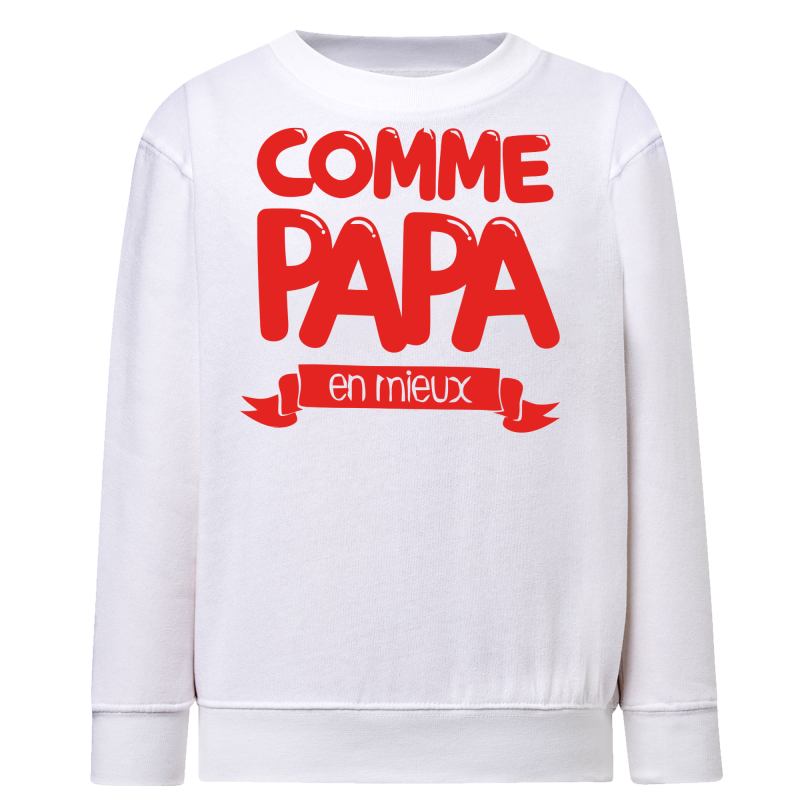 Comme Papa en mieux Rouge