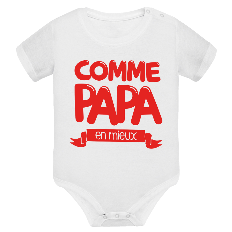 Comme Papa en mieux Rouge