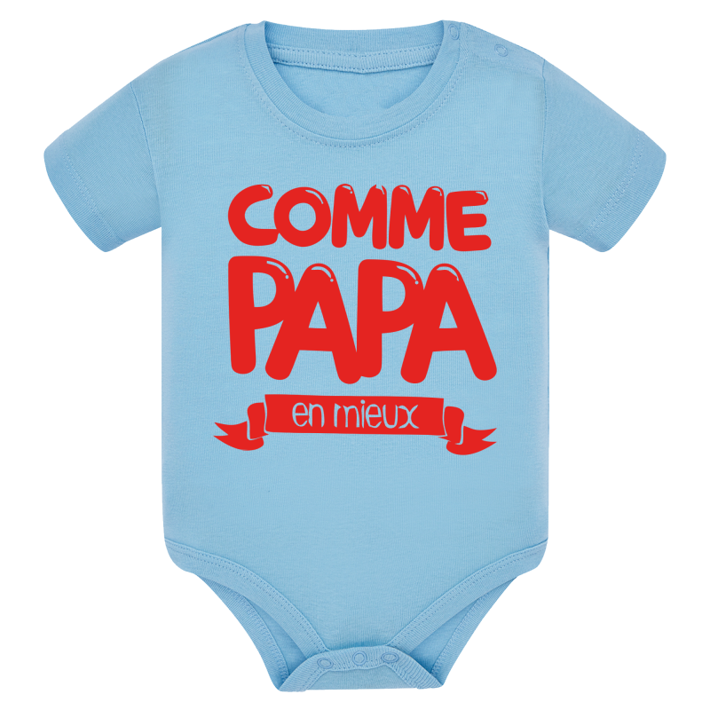 Comme Papa en mieux Rouge