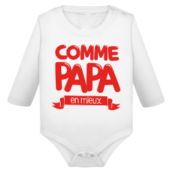 Comme Papa en mieux Rouge