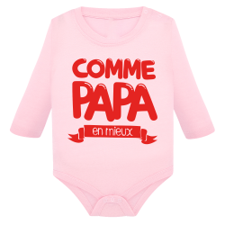 Comme Papa en mieux Rouge