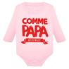 Comme Papa en mieux Rouge