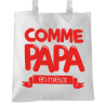 Comme Papa en mieux Rouge