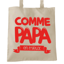 Comme Papa en mieux Rouge