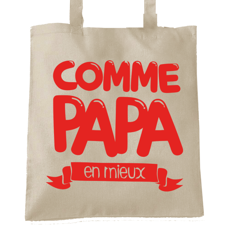 Comme Papa en mieux Rouge