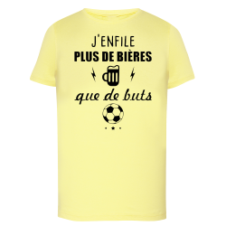 J'enfile plus de bière