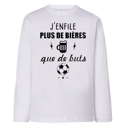 J'enfile plus de bière