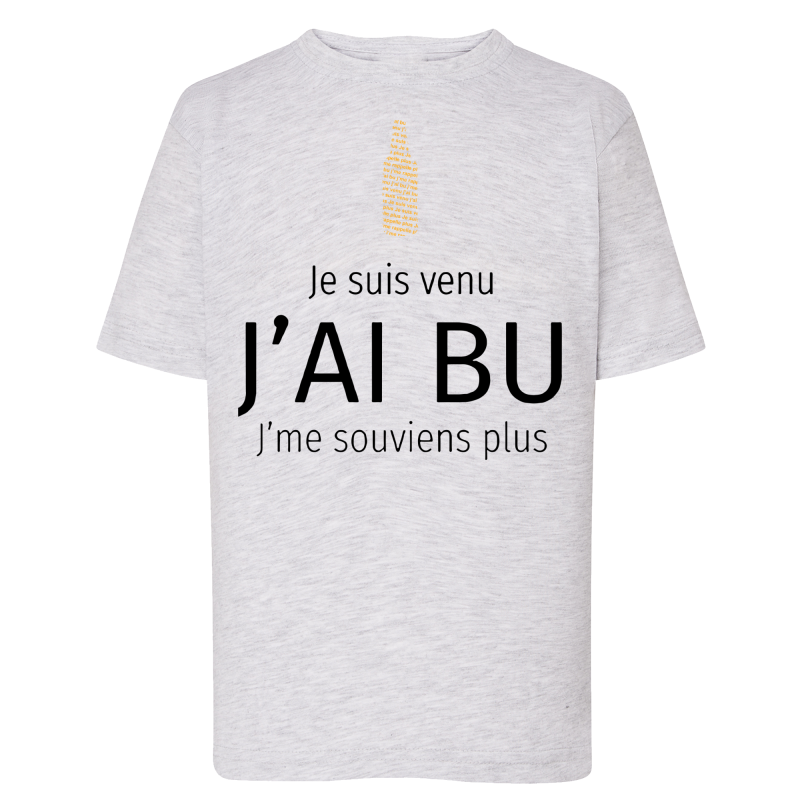 Je suis venu j'ai bu