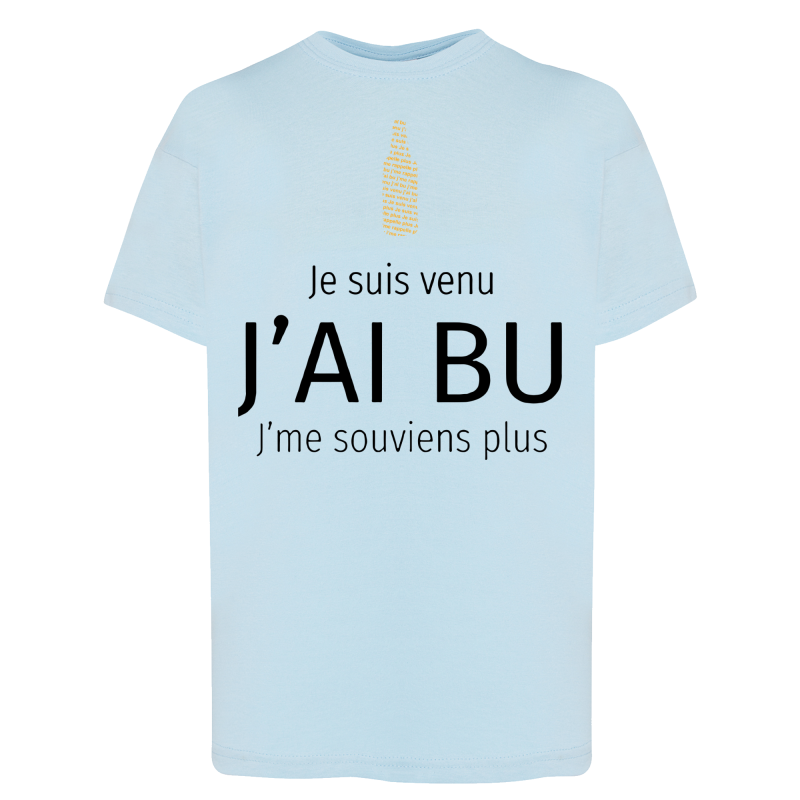Je suis venu j'ai bu