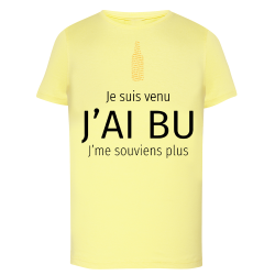 Je suis venu j'ai bu