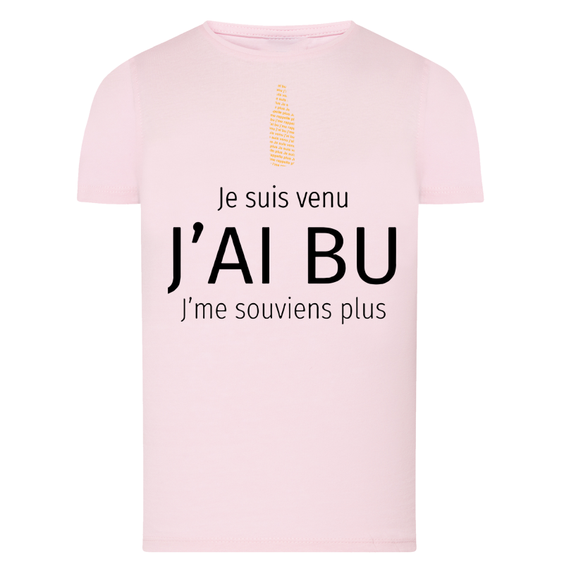 Je suis venu j'ai bu