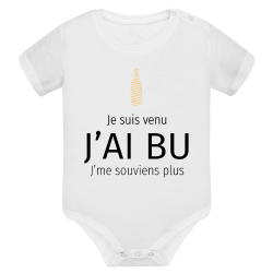 Je suis venu j'ai bu